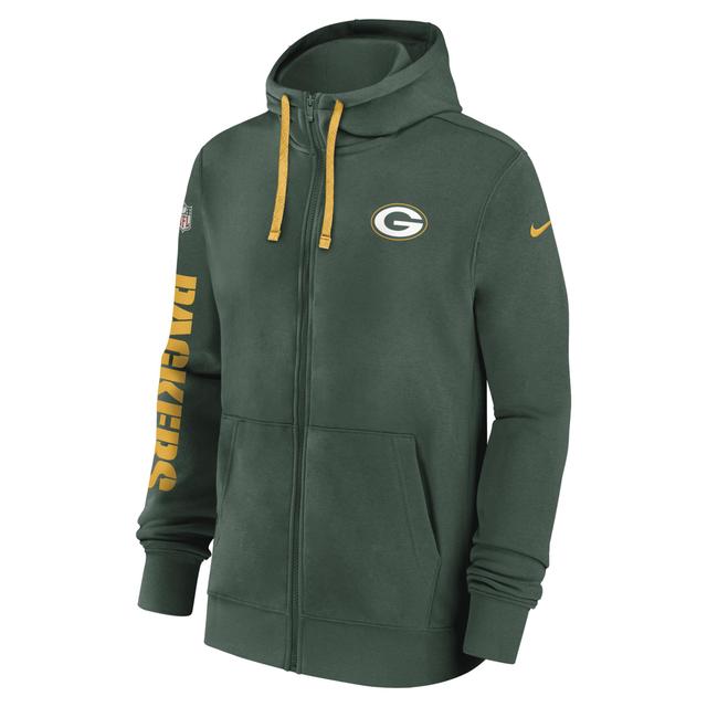 Green Bay Packers Sideline Team Issue Club Nike Mens NFL Pullover Hoodie Product Image