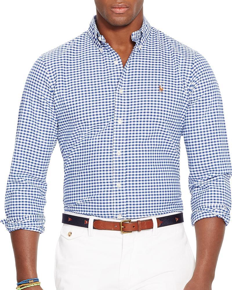 Polo Ralph Lauren Slim-Fit Solid Stretch Oxford Long Product Image