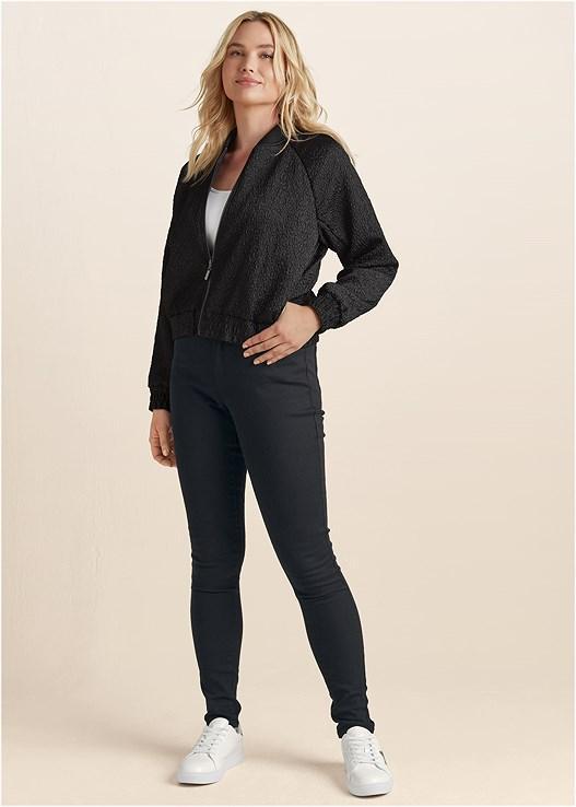 Texture Bomber Jacket Product Image