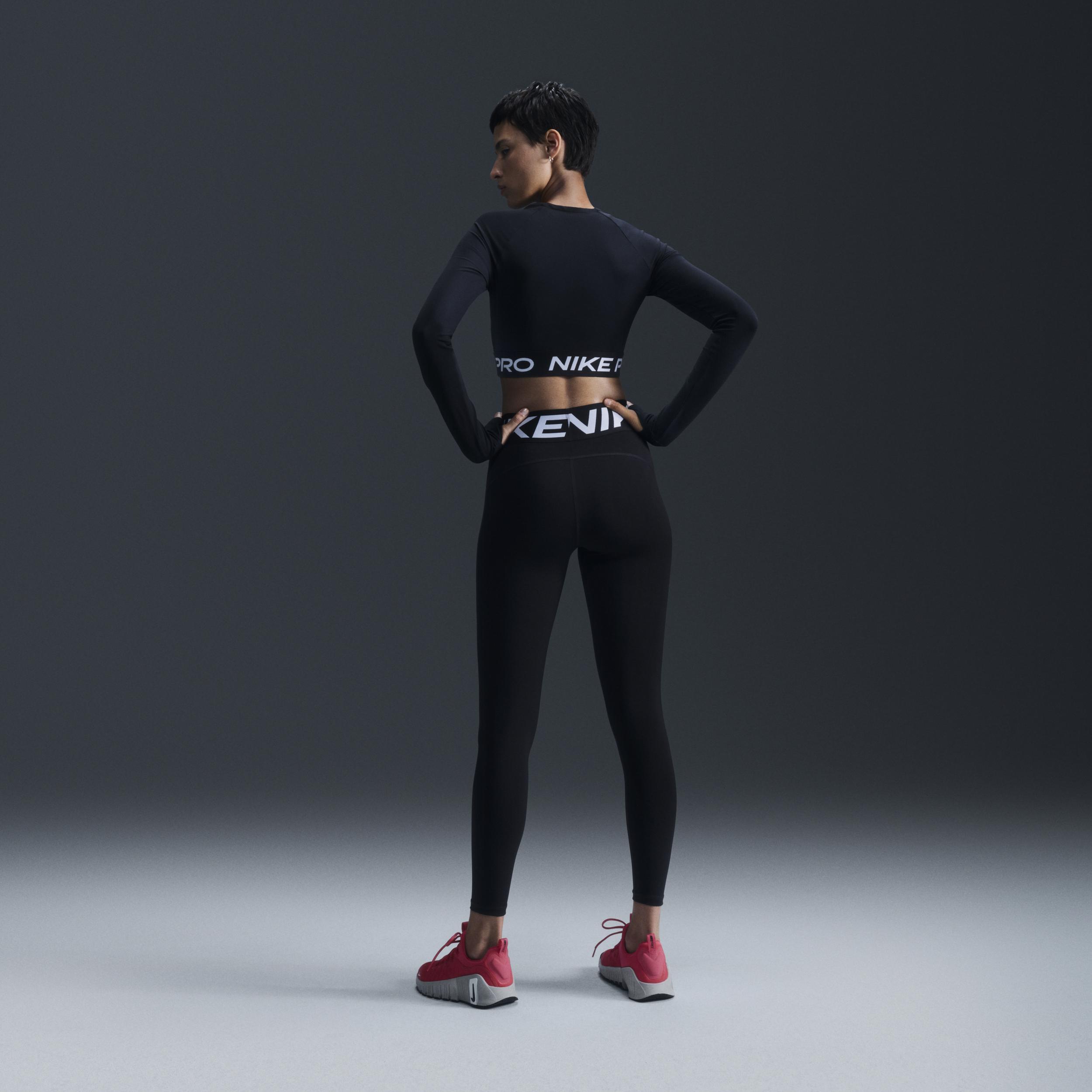 Women's Nike Pro 365 Dri-FIT Cropped Long-Sleeve Top Product Image