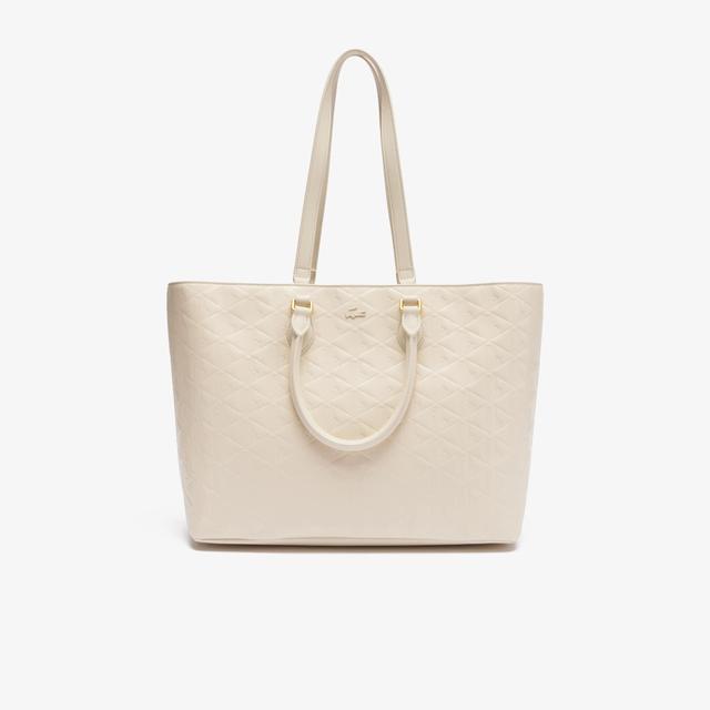 Maheki Embossed Leather Tote Product Image