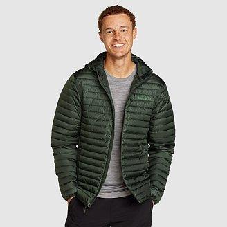 Men's Microlight Down Hooded Jacket Product Image