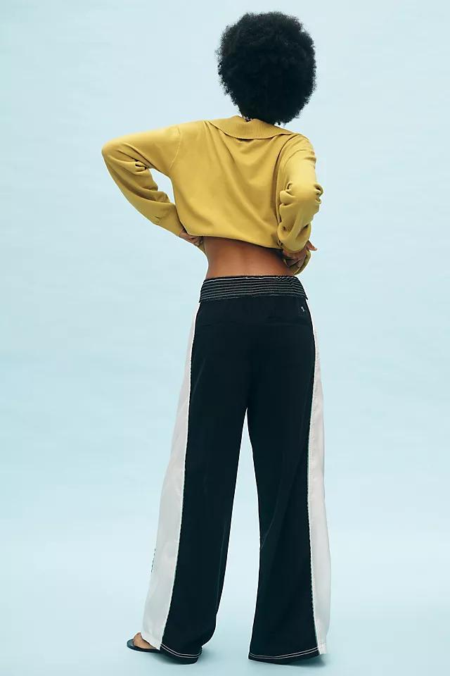 Pilcro Reworked Wide-Leg Sport Pants Product Image