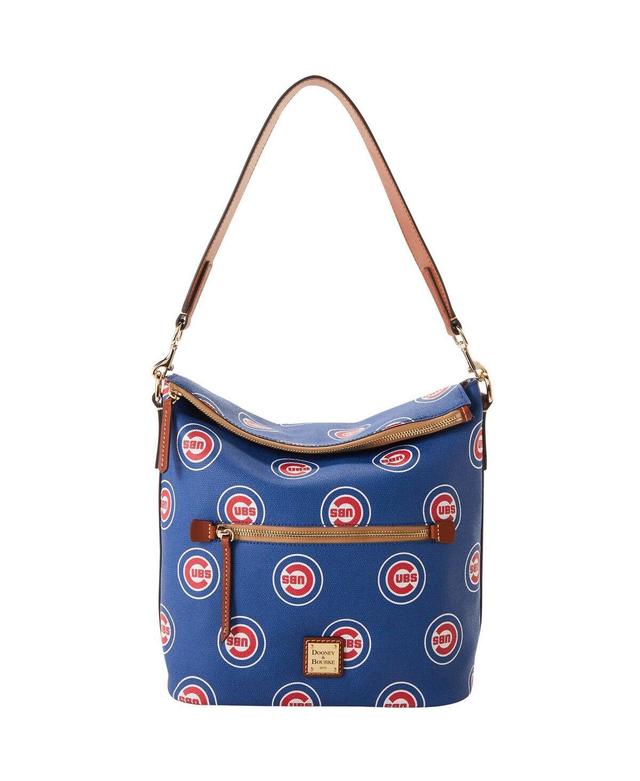 Womens Dooney & Bourke Chicago Cubs Sporty Monogram Large Purse Product Image