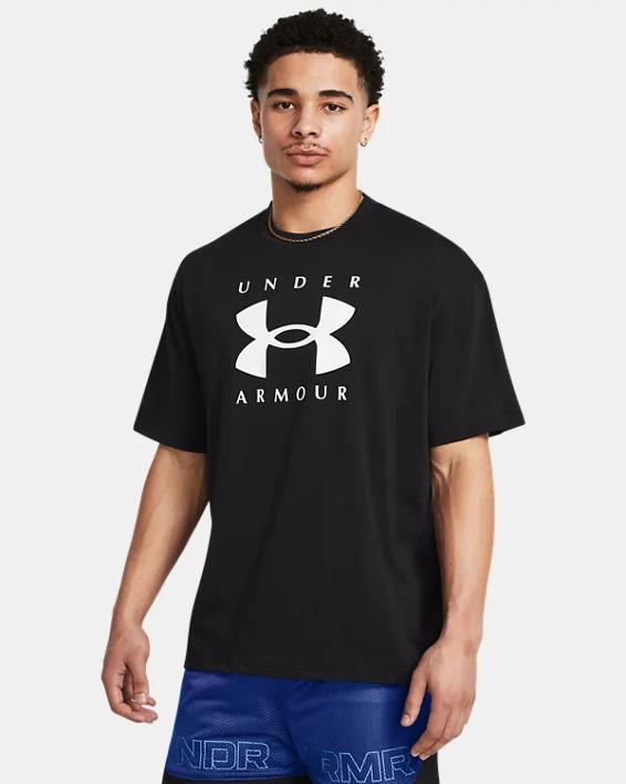 Mens UA Heavyweight Oversized Branded Short Sleeve Product Image