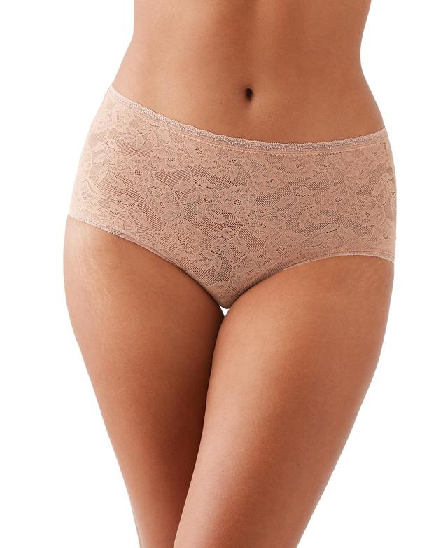 Wacoal Womens High Profile Floral Lace Briefs 875388 Product Image