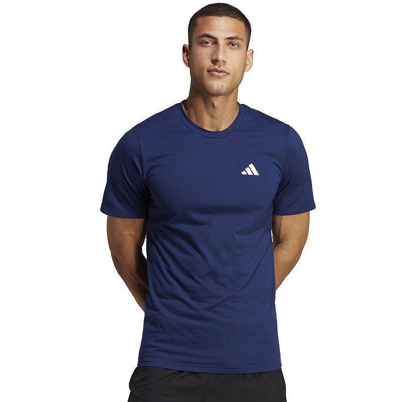 adidas Training Essentials Feel Ready Training Tee Black) Men's Clothing Product Image