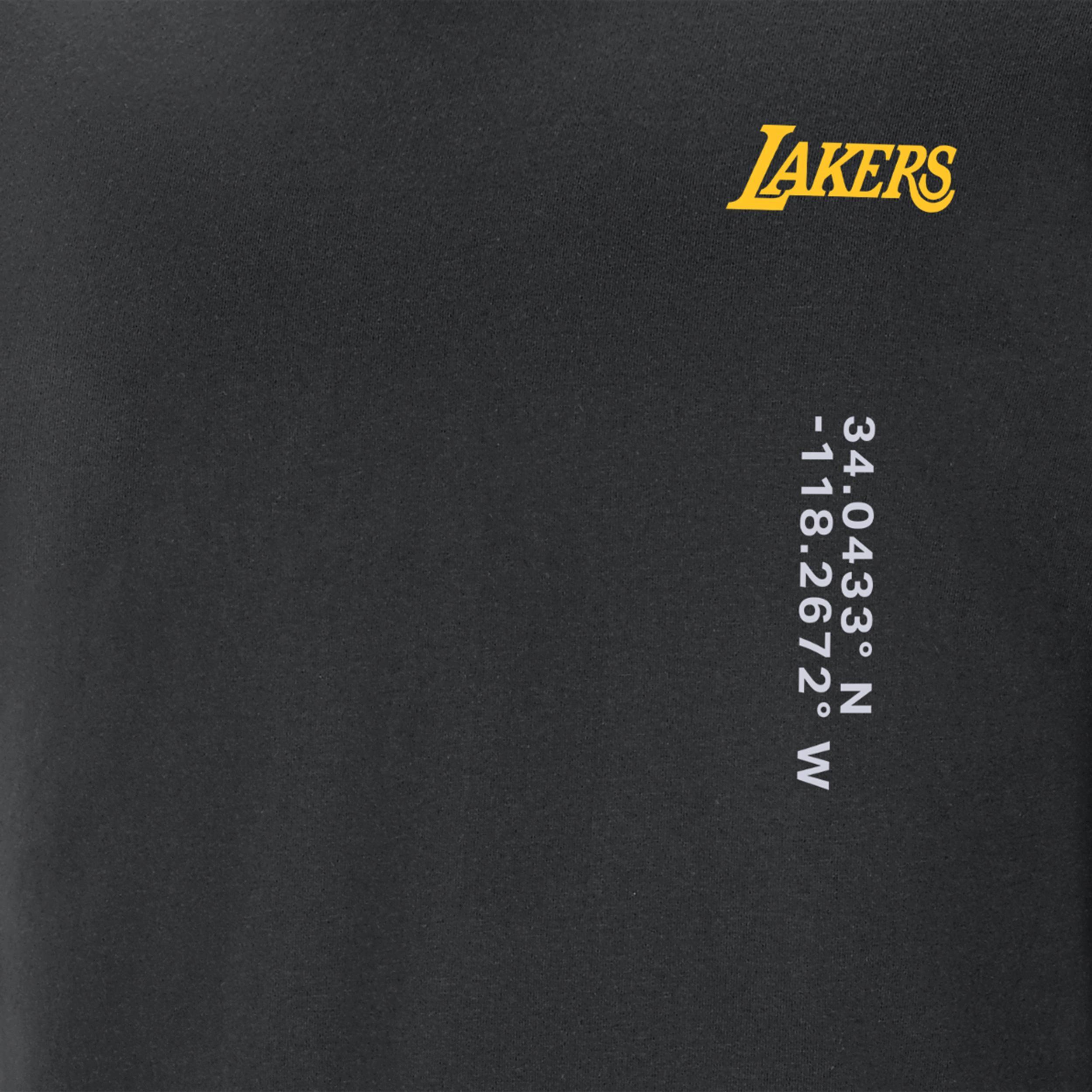 Los Angeles Lakers Courtside Max90 Nike Mens NBA Long-Sleeve T-Shirt Product Image