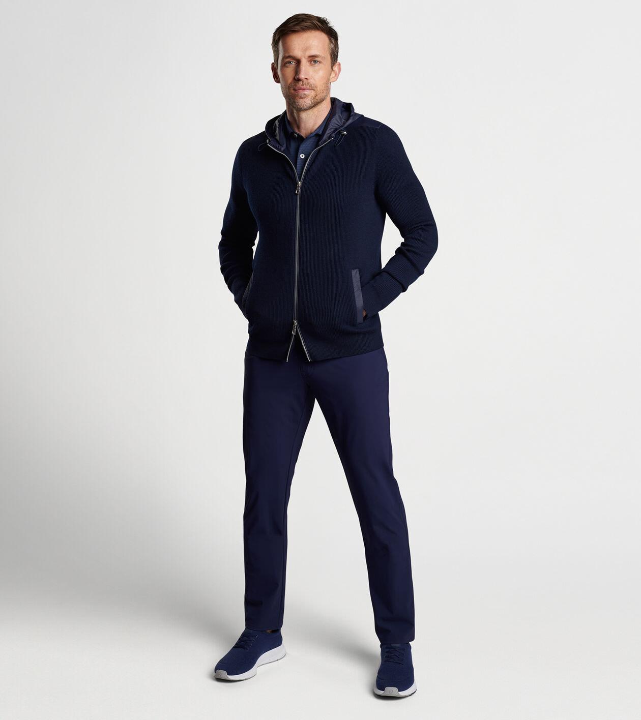 Holdridge Hybrid Full-Zip Hooded Sweater Product Image