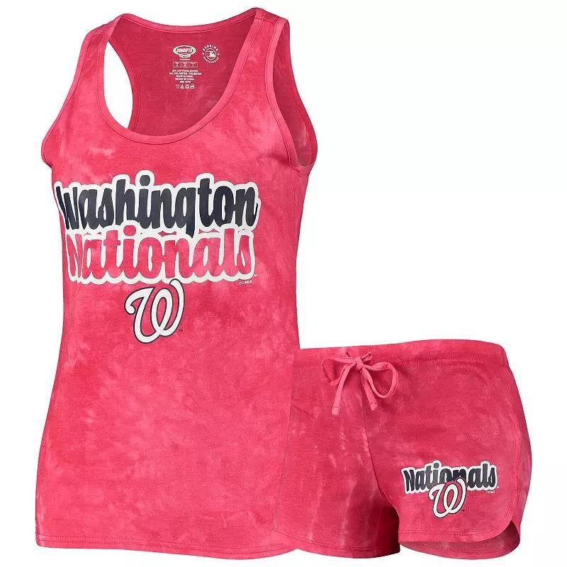 Womens Concepts Sport Washington Nationals Billboard Racerback Tank Top & Shorts Set product image