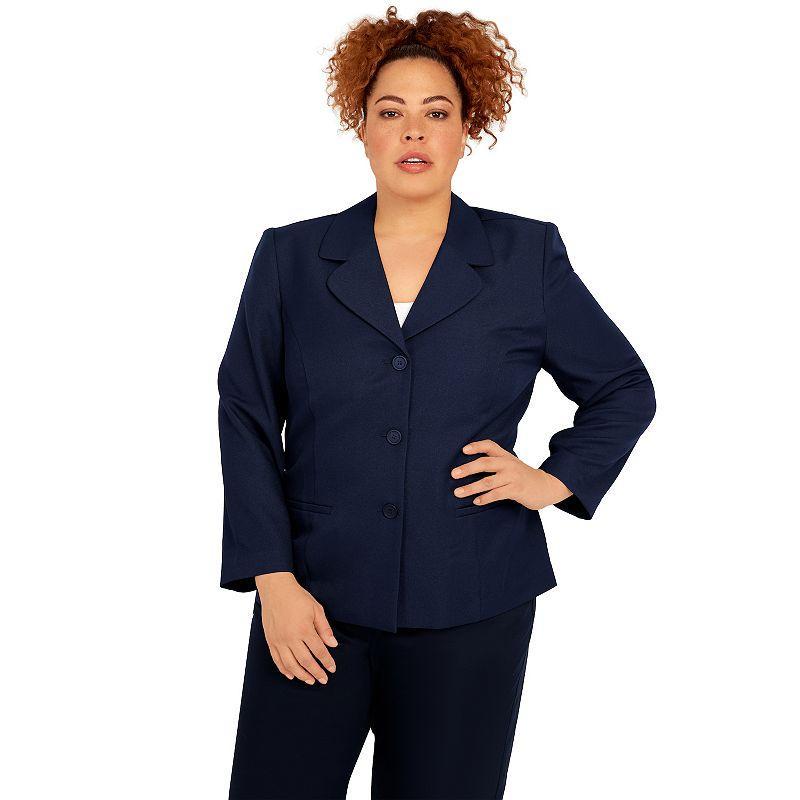 Plus Size Alfred Dunner Chic Button-Front Jacket, Womens Product Image