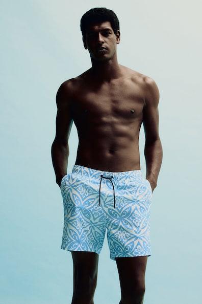 Patterned Swim Shorts Product Image