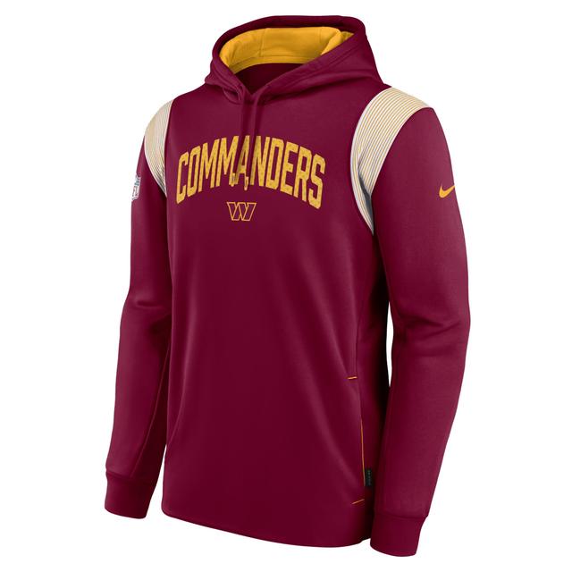 Men's Nike Therma Athletic Stack (NFL Washington Commanders) Pullover Hoodie Product Image