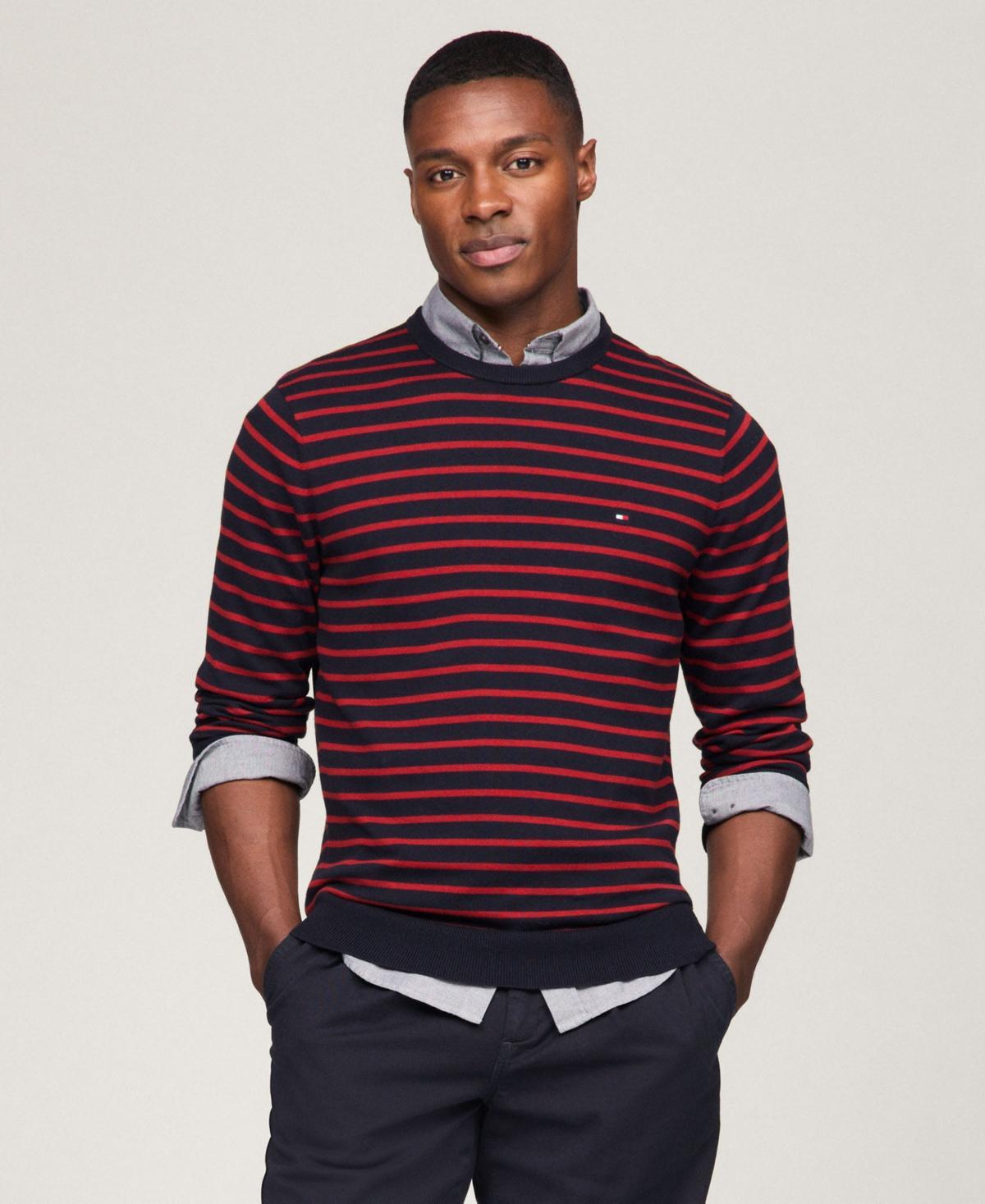 Tommy Hilfiger Mens Essential Solid Crew Neck Sweater Product Image