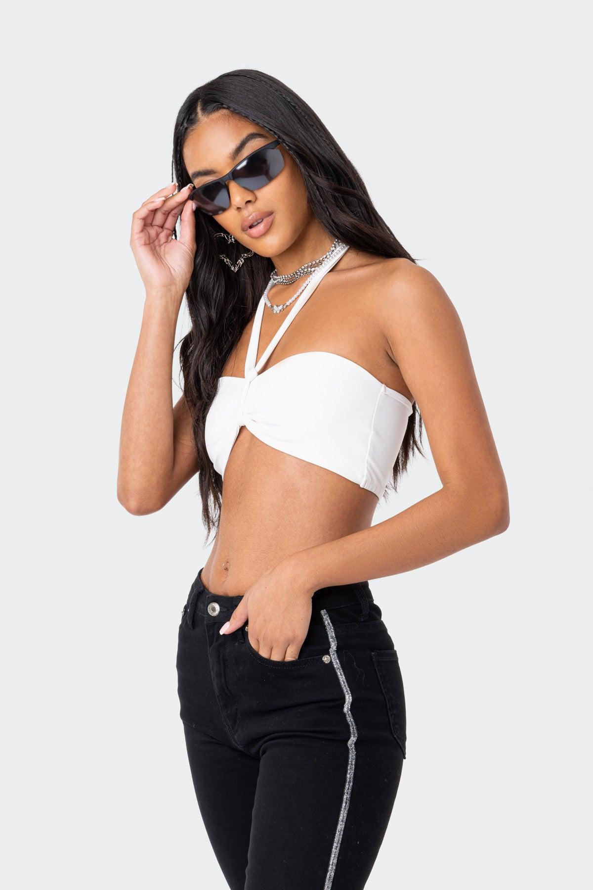 Kai Adjustable Strapless Crop Top Product Image