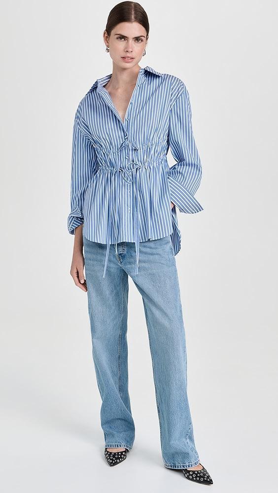 AKNVAS Marina Cotton Poplin Top | Shopbop Product Image