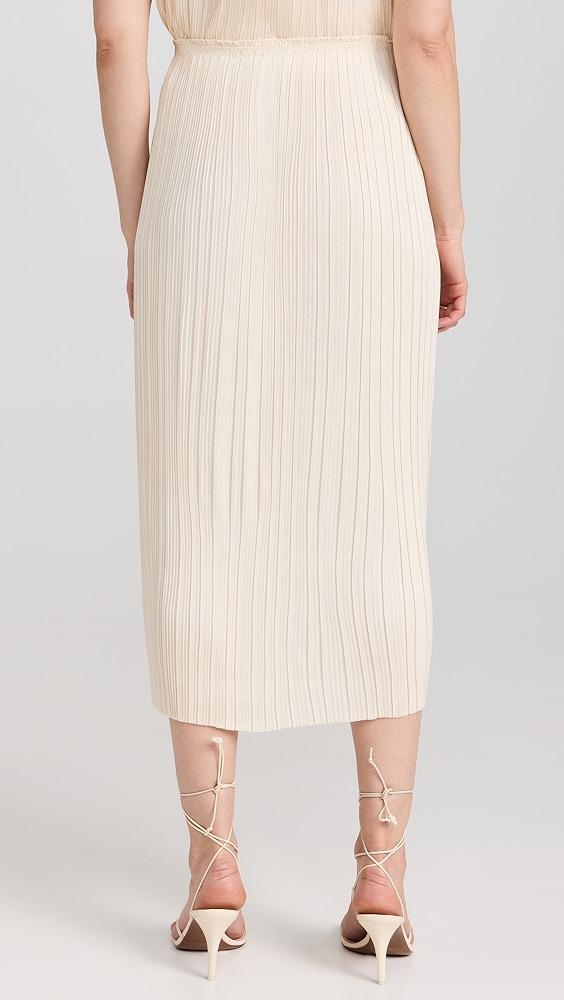 Vince Pleated Straight Pull On Skirt | Shopbop Product Image