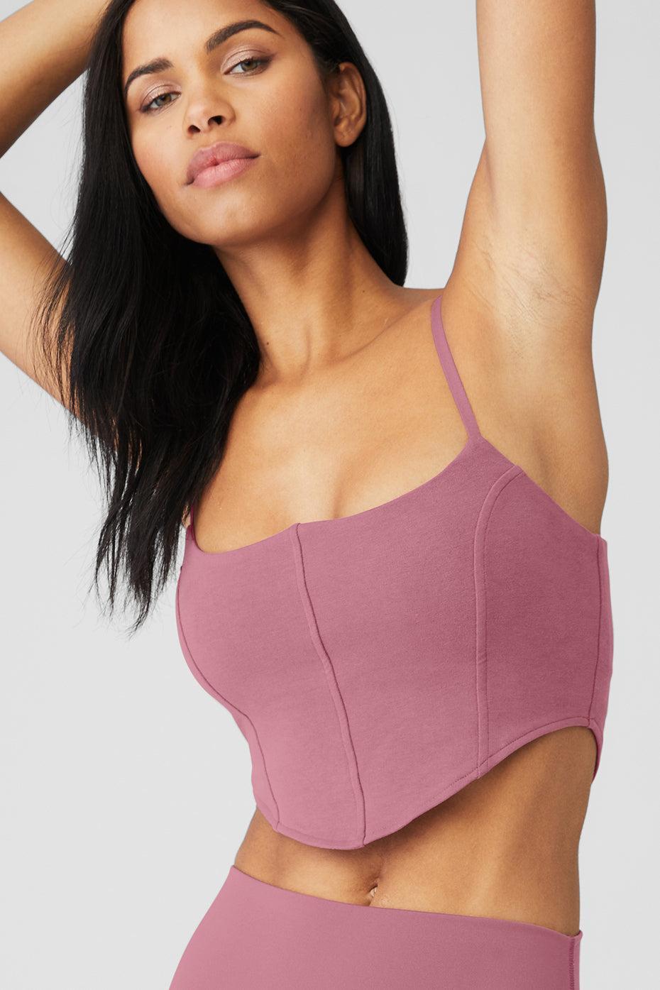 Alo Yoga | Soft Sculpt Bra Tank Top Pink Product Image