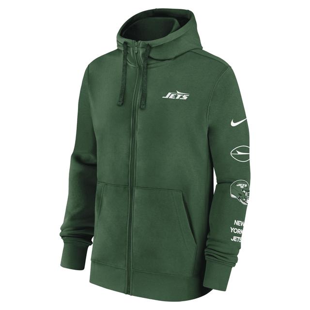 Dallas Cowboys Multi Logo Nike Mens NFL Full-Zip Hoodie Product Image