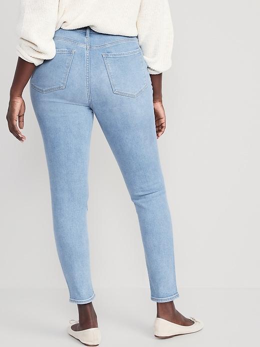 High-Waisted Rockstar Super-Skinny Jeans Product Image