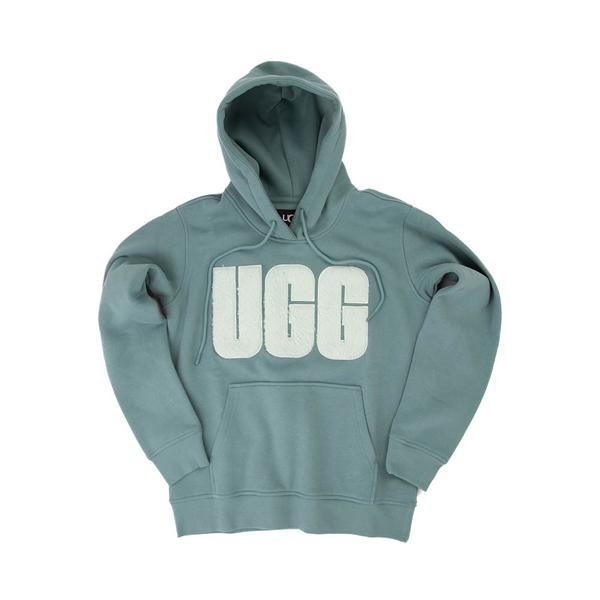 Womens UGG® Rey Fuzzy Hoodie - Deep Ice Product Image