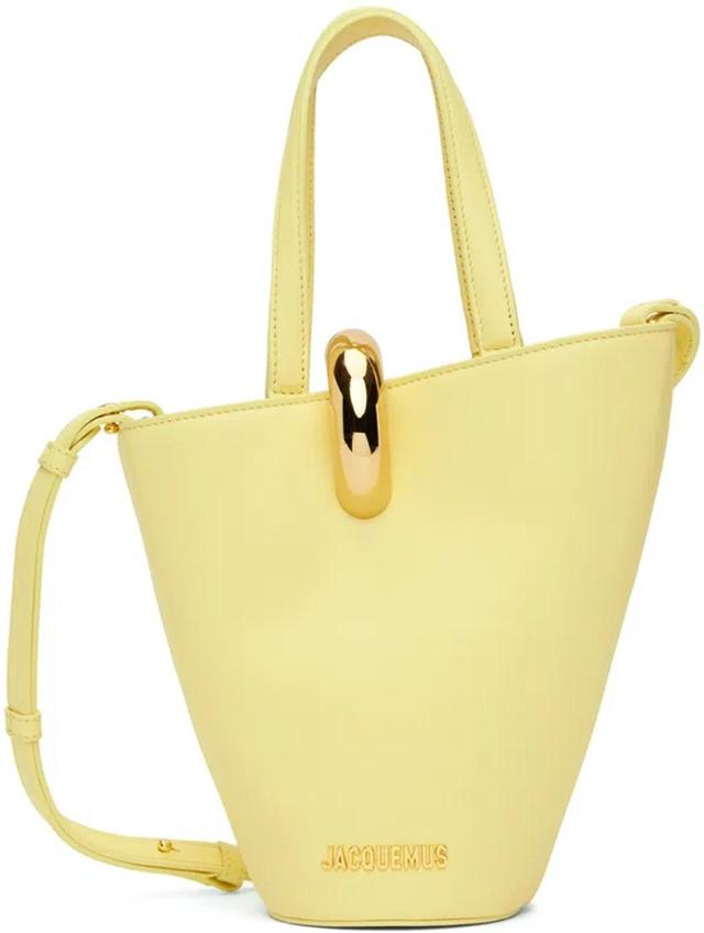 JACQUEMUS Yellow La Casa 'le Petit Bambola' Tote Product Image