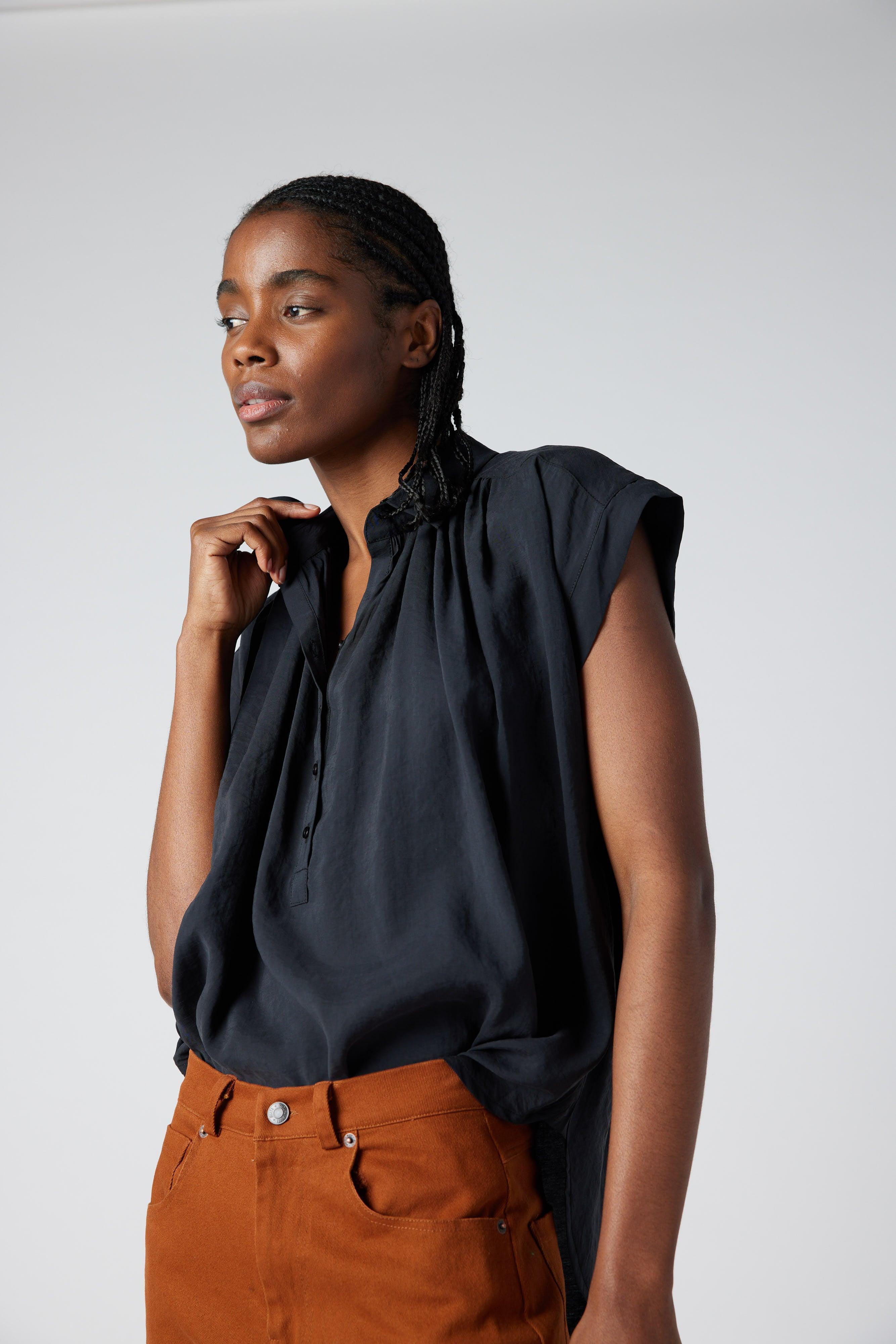 The Nonchalant Oversized Voile Blouse Product Image