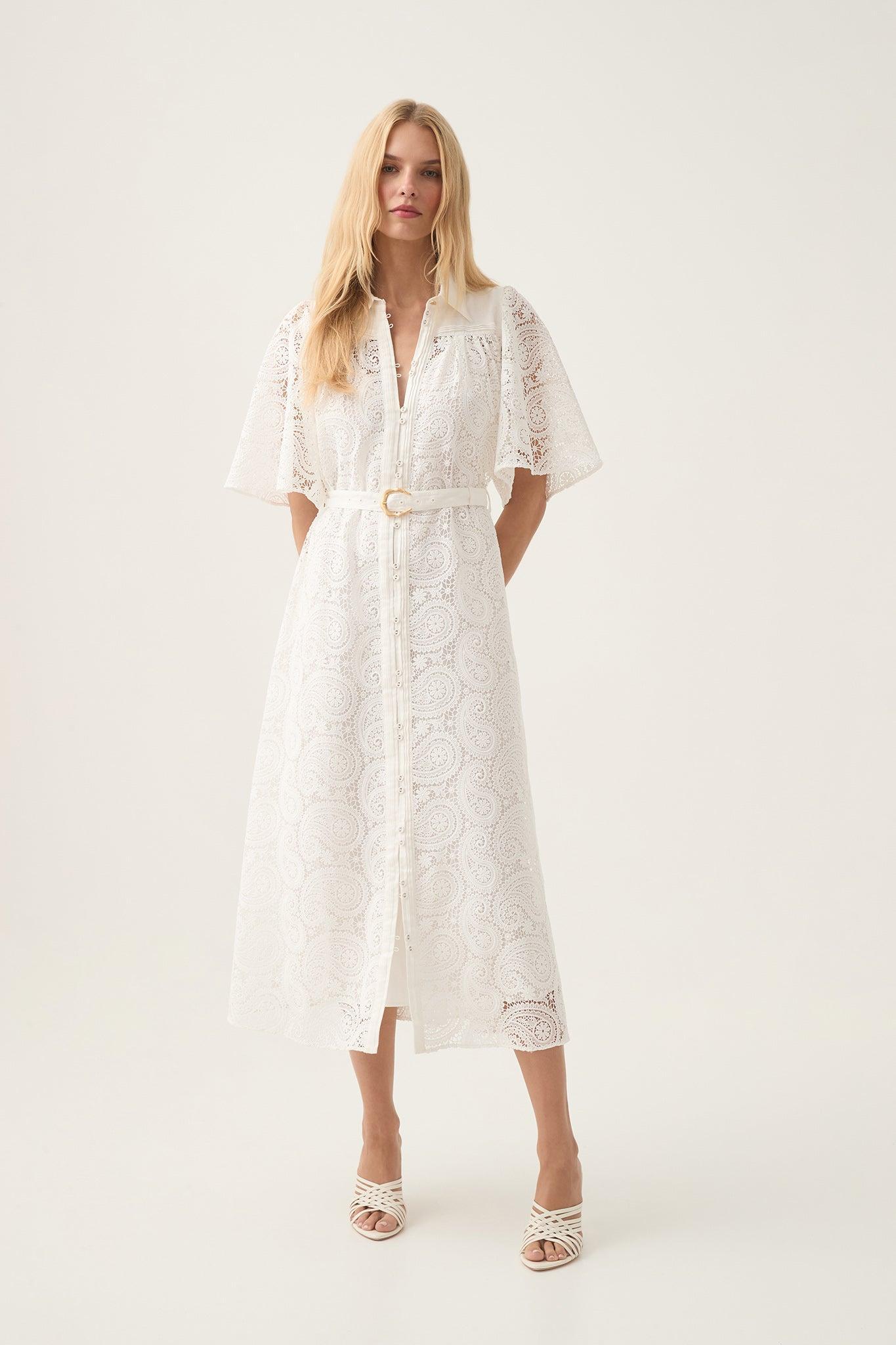 Laicey Paisley Midi Dress Product Image