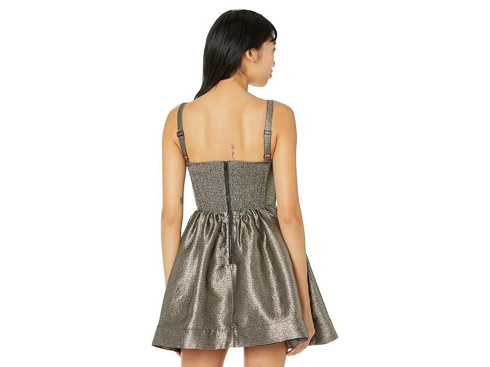 AllSaints Aimsie metallic mini dress product image