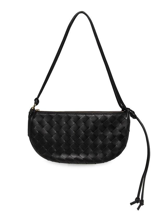 Womens Gemellini Intrecciato Leather Double Pouch Product Image