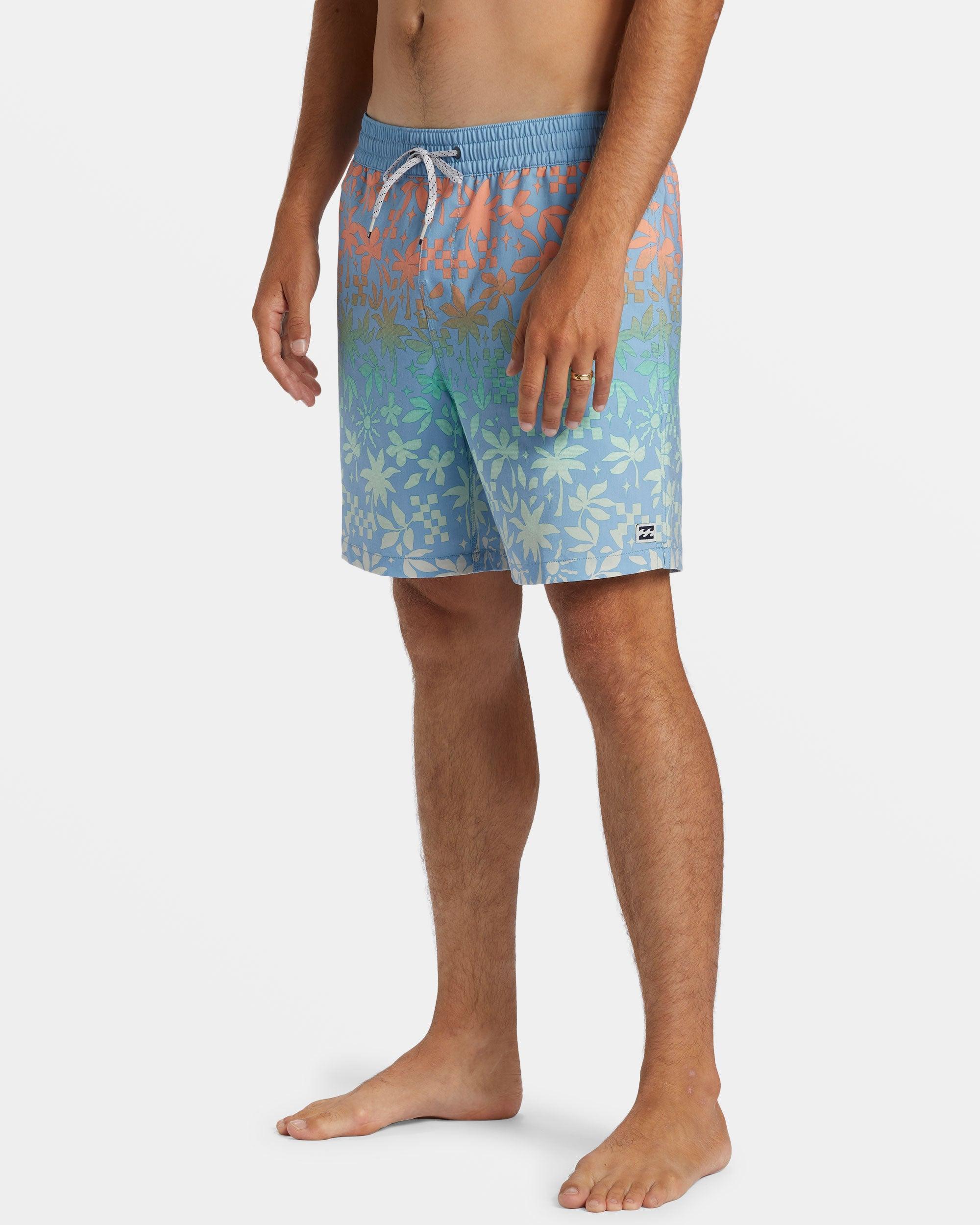 Good Times Layback 16" Swim Trunks - Coastal Blue Male Product Image