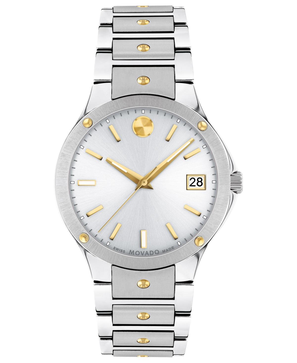 Movado SE White Sunray Dial Bracelet Watch Product Image