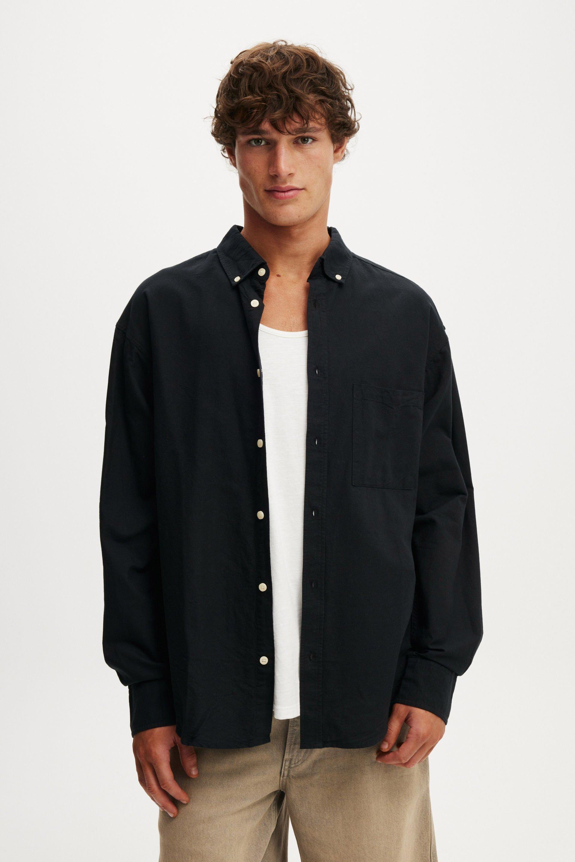 Oversize Oxford Long Sleeve Shirt Product Image