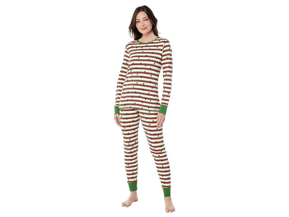 Hatley Silhouette Pines Organic Cotton Pajama Set Women's Pajama Sets Product Image