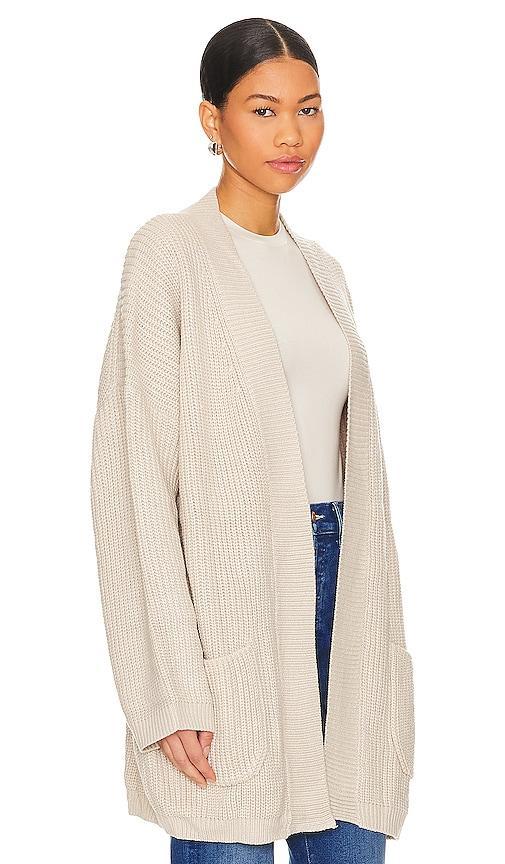 SNDYS Essie Cardigan in Beige. Size L, XXL. Product Image