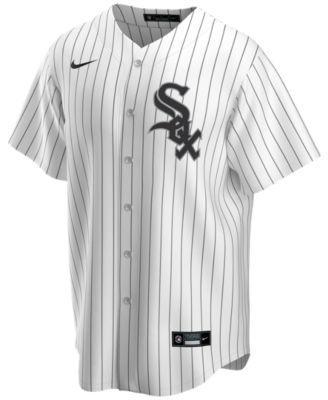 Nike Mens Chicago White Sox Official Blank Replica Jersey - White/Black Product Image