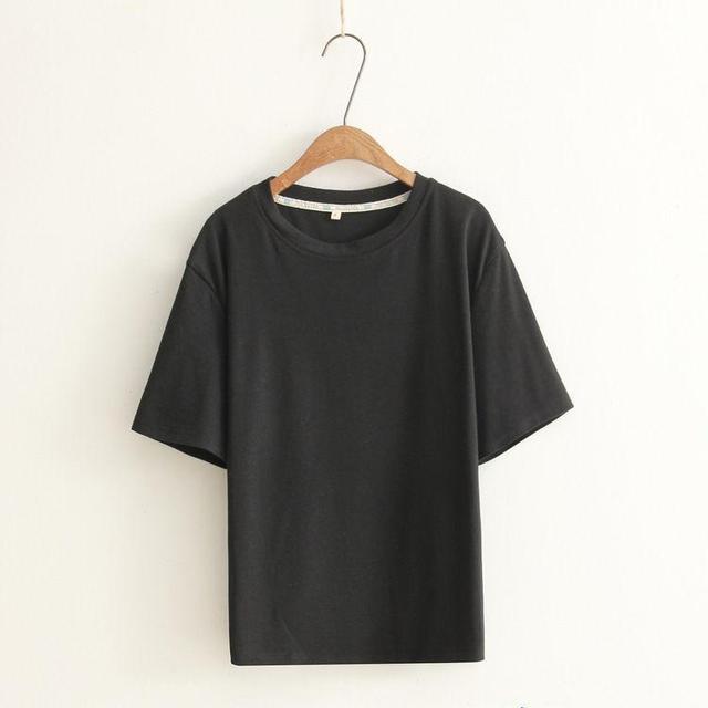 Short-Sleeve Round Neck T-Shirt Product Image