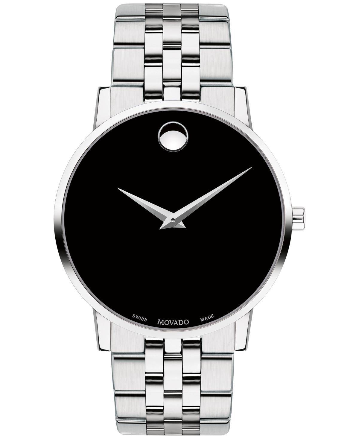 Movado Black Dial Link Bracelet Museum Classic Watch Product Image