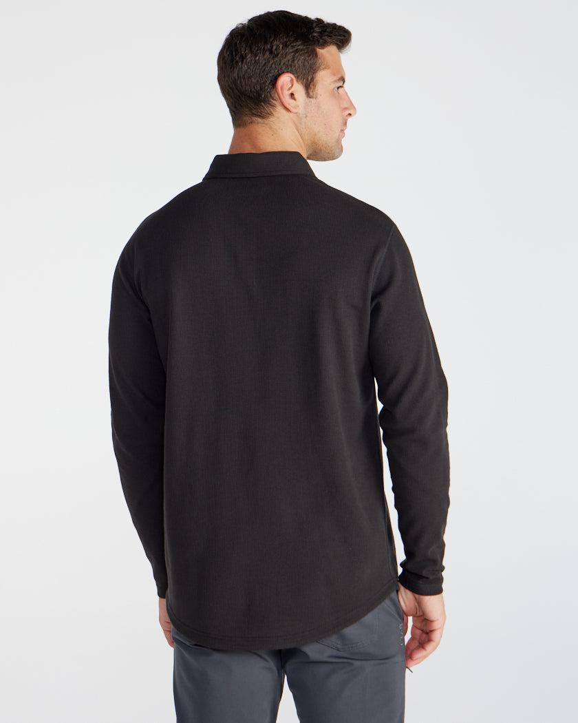 Thermal Long Sleeve Polo Product Image