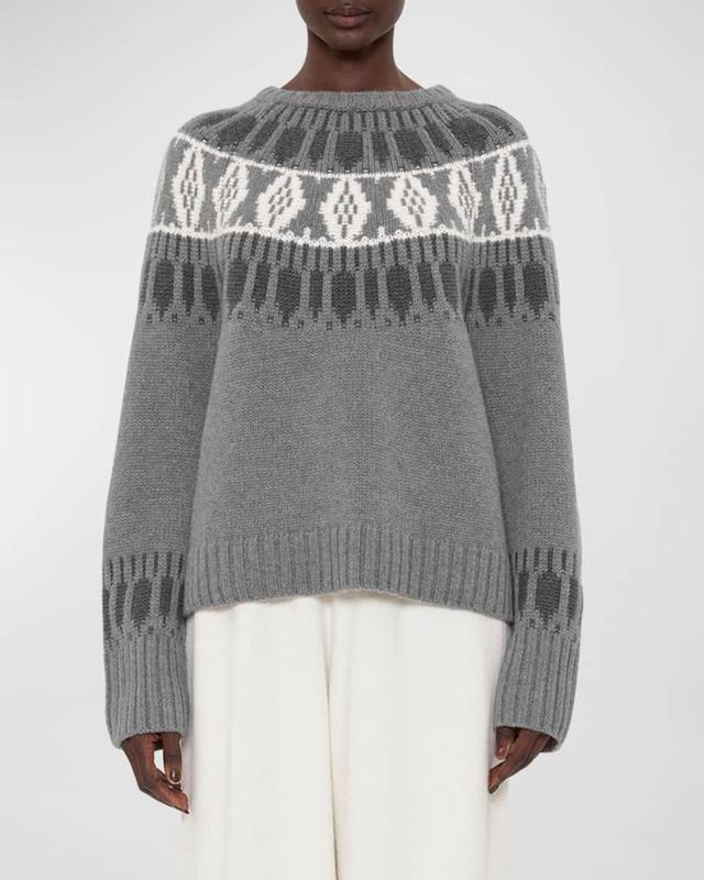 Jackson Cashmere Fair Isle Sweater Product Image