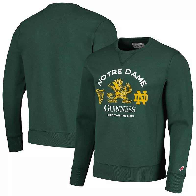 Mens League Collegiate Wear Notre Dame Fighting Irish x Guinness Here Come the Irish Stadium Fleece Crewneck Pullover Sweatshirt Product Image