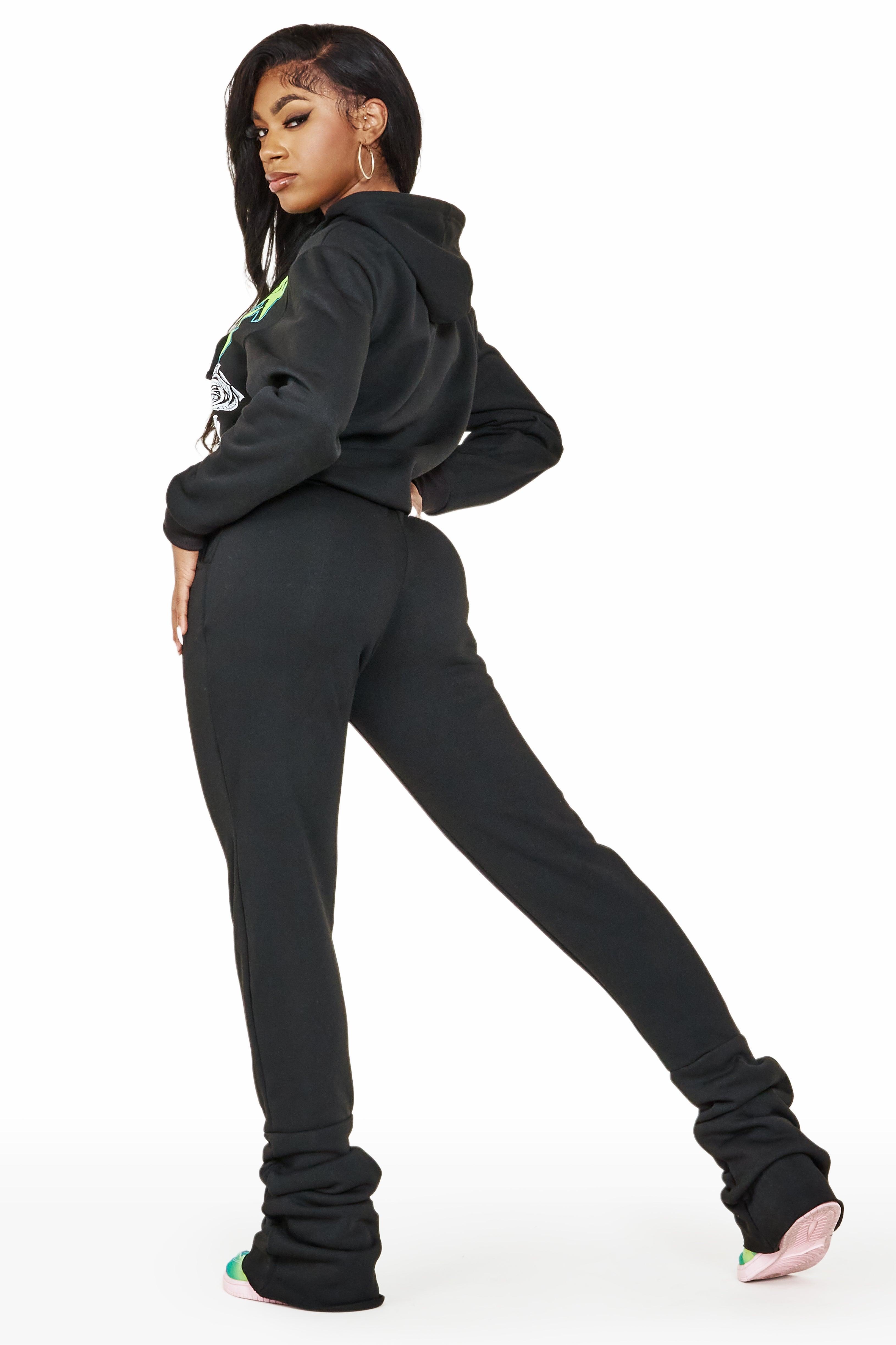 Kila Black Super Stacked Trackset Female Product Image