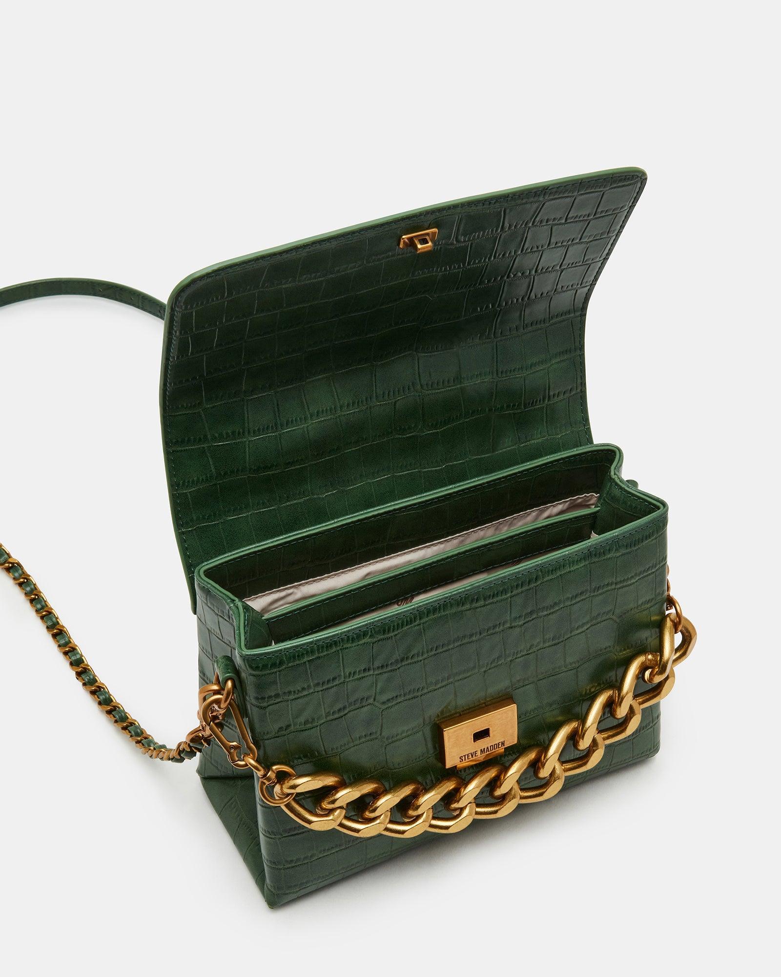 WORSH CROCODILE BAG EMERALD Female Product Image