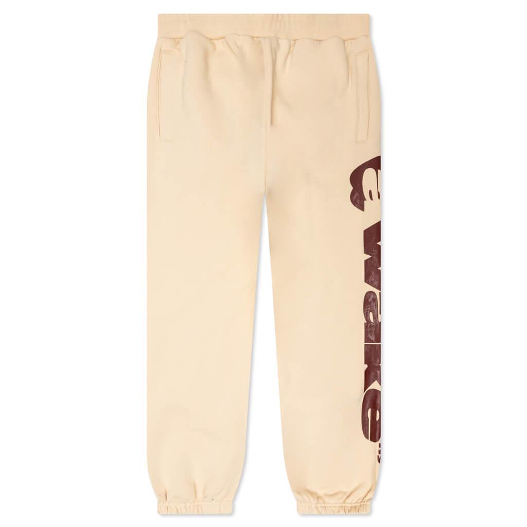 Apple Logo Sweatpant - Beige Male Product Image