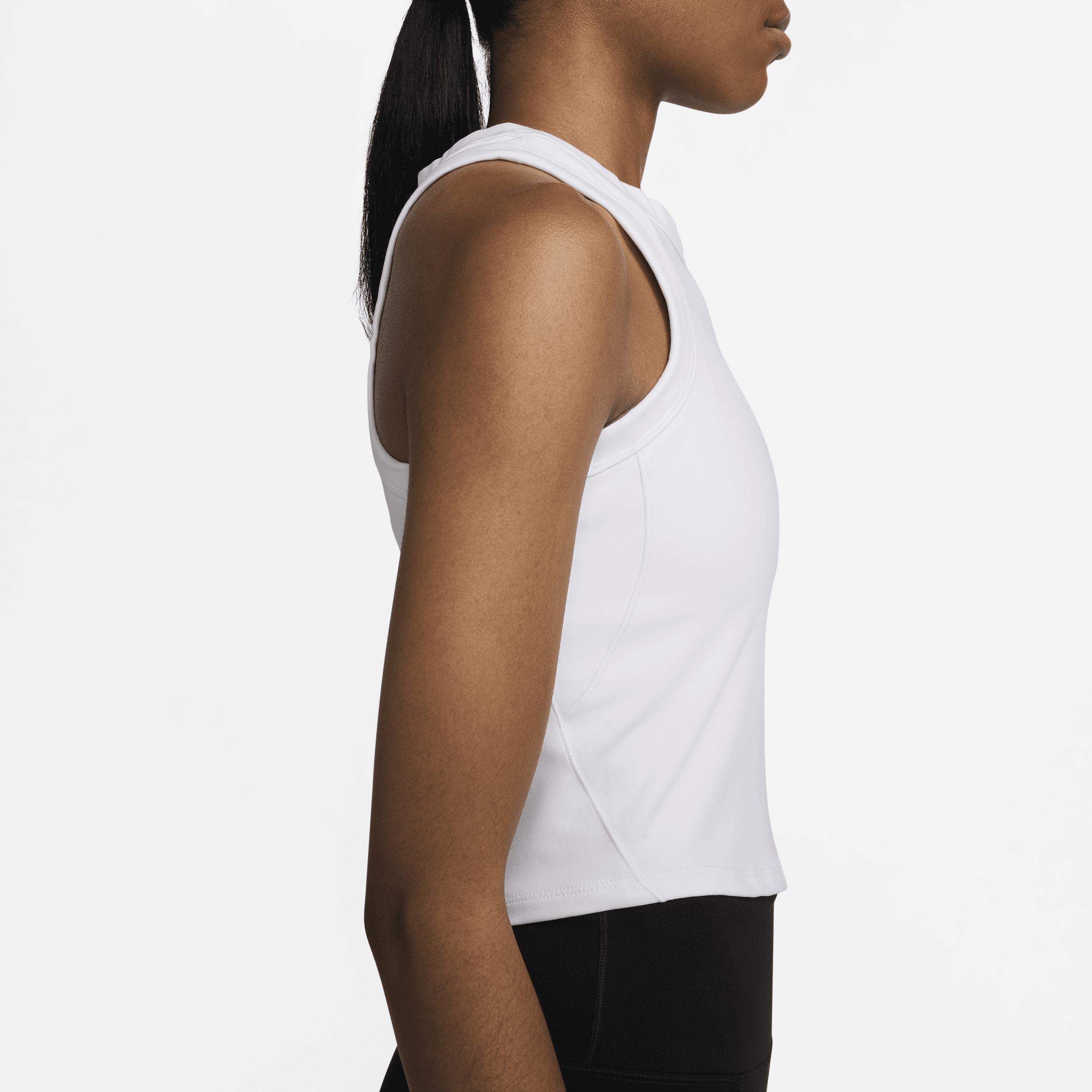 Nike One Fitted Women's Dri-FIT Cropped Tank Top Product Image