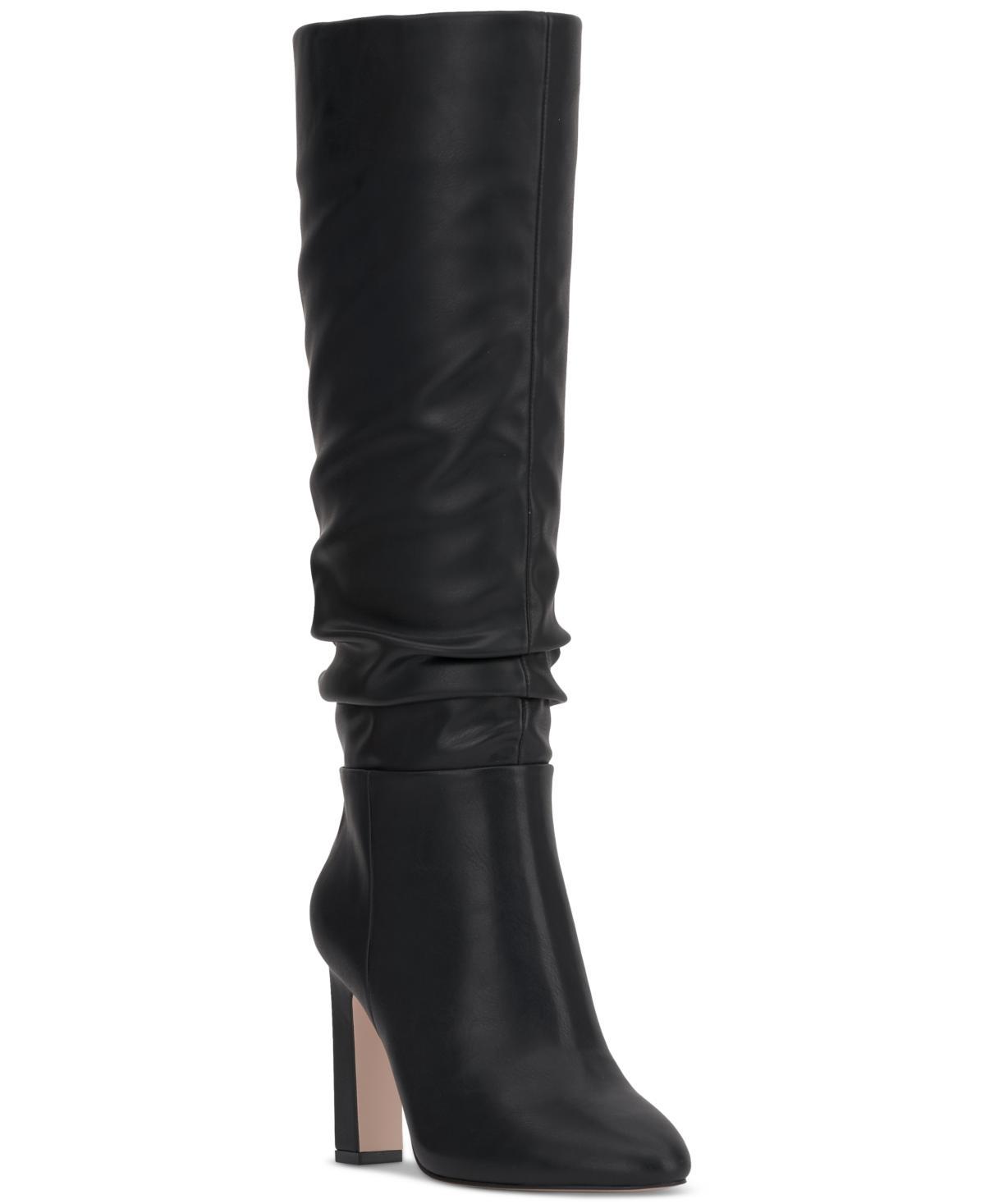 Jessica Simpson Womens Minerva Knee-High Wide-Calf Slouchy Dress Boots Product Image