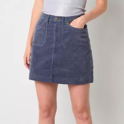 a.n.a Womens Corduroy Mini High Rise Skirt product image