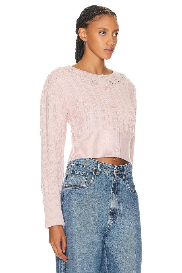 LoveShackFancy Rumi Cardigan in Pink Product Image