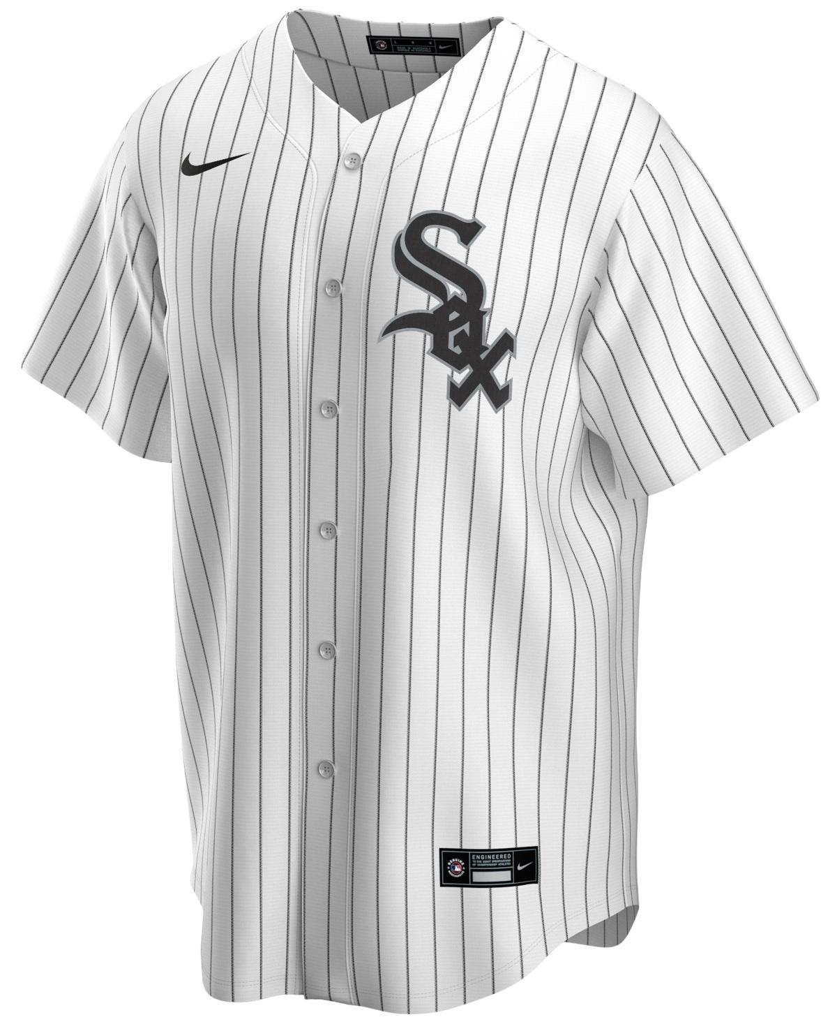 Nike Mens Chicago White Sox Official Blank Replica Jersey - White/Black Product Image