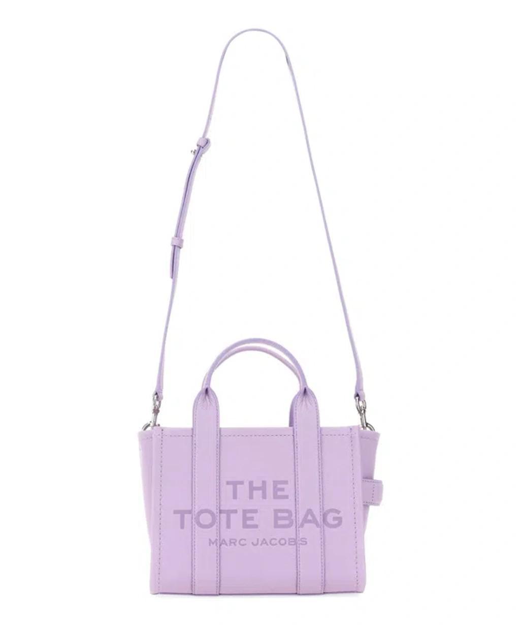 MARC JACOBS Lilac Leather Mini The Tote Bag Handbag In Violet Product Image